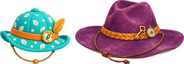 Topi petualang anak dan orang tua